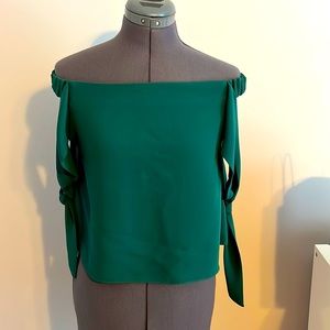 TopShop green top